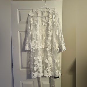 Bridal Lace Robe